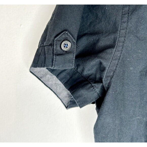 Kenneth Cole Reaction Men’s Shirt Button Up Black Sz Large‎ - Picture 3 of 8